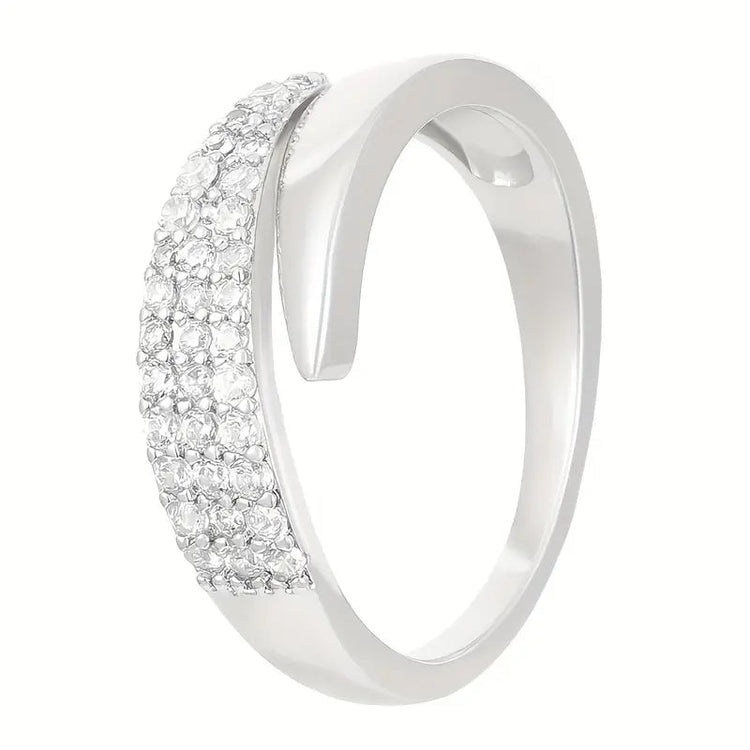Elegant Adjustable Sparkle Ring